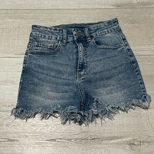 Forever 21, Jean shorts, dark wash.